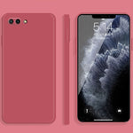Custodia protettiva a copertura totale antigoccia in silicone liquido imitazione tinta unita, For Honor 10, For Honor 20