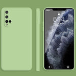 Custodia protettiva a copertura totale antigoccia in silicone liquido imitazione tinta unita, For Honor 10, For Honor 20