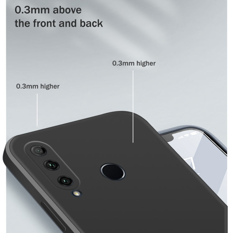 Custodia protettiva a copertura totale antigoccia in silicone liquido imitazione tinta unita, For Honor 20i, For Honor 20 Pro