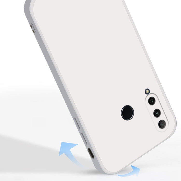 Custodia protettiva a copertura totale antigoccia in silicone liquido imitazione tinta unita, For Honor 20i, For Honor 20 Pro