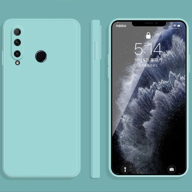 Custodia protettiva a copertura totale antigoccia in silicone liquido imitazione tinta unita, For Honor 20i, For Honor 20 Pro