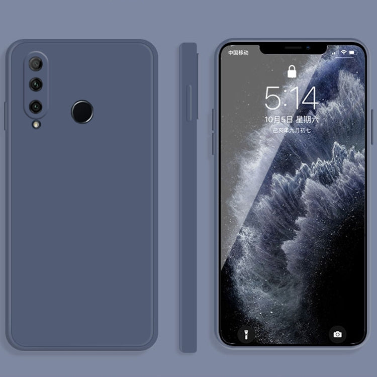 Custodia protettiva a copertura totale antigoccia in silicone liquido imitazione tinta unita, For Honor 20i, For Honor 20 Pro