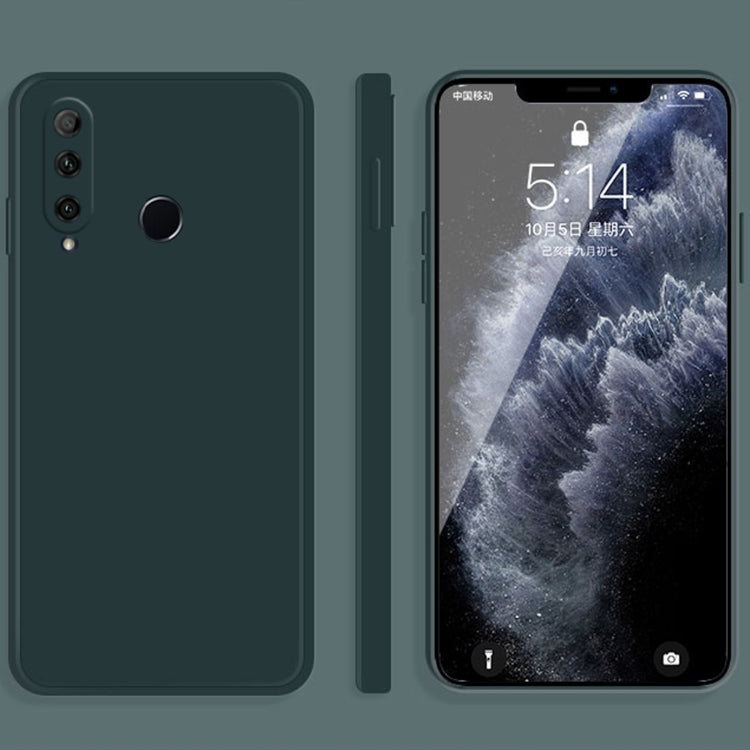 Custodia protettiva a copertura totale antigoccia in silicone liquido imitazione tinta unita, For Honor 20i, For Honor 20 Pro