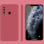 Custodia protettiva a copertura totale antigoccia in silicone liquido imitazione tinta unita, For Honor 20i, For Honor 20 Pro