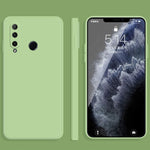 Custodia protettiva a copertura totale antigoccia in silicone liquido imitazione tinta unita, For Honor 20i, For Honor 20 Pro