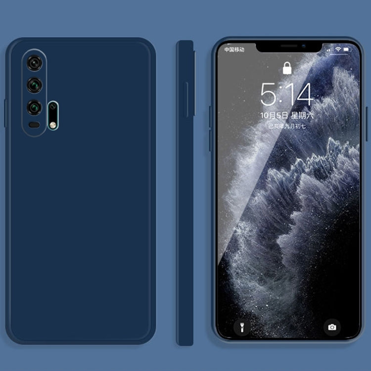 Custodia protettiva a copertura totale antigoccia in silicone liquido imitazione tinta unita, For Honor 20i, For Honor 20 Pro