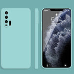 Custodia protettiva a copertura totale antigoccia in silicone liquido imitazione tinta unita, For Honor 20i, For Honor 20 Pro