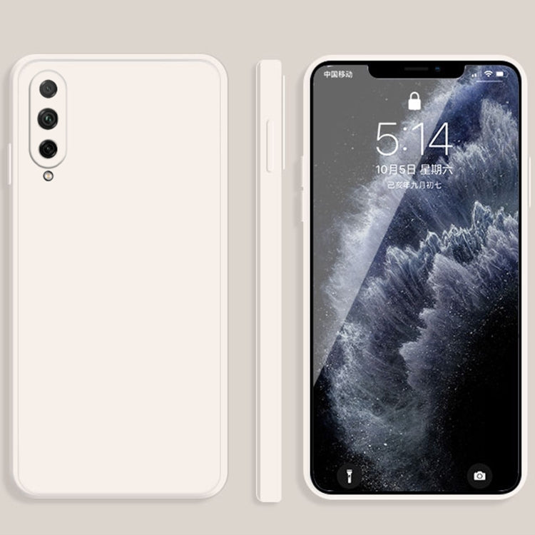 Custodia protettiva a copertura totale antigoccia in silicone liquido imitazione tinta unita, For Honor 20 Lite, For Honor 30