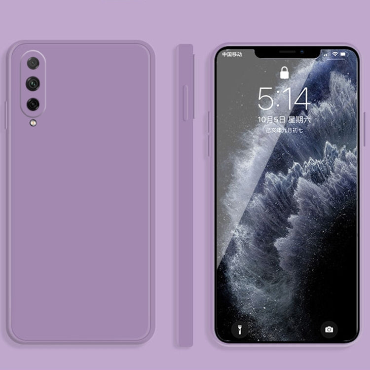 Custodia protettiva a copertura totale antigoccia in silicone liquido imitazione tinta unita, For Honor 20 Lite, For Honor 30