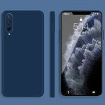 Custodia protettiva a copertura totale antigoccia in silicone liquido imitazione tinta unita, For Honor 20 Lite, For Honor 30
