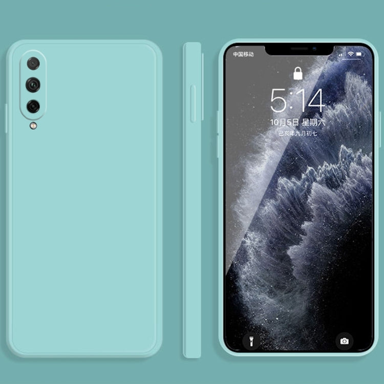 Custodia protettiva a copertura totale antigoccia in silicone liquido imitazione tinta unita, For Honor 20 Lite, For Honor 30