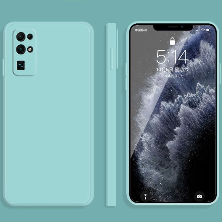 Custodia protettiva a copertura totale antigoccia in silicone liquido imitazione tinta unita, For Honor 20 Lite, For Honor 30