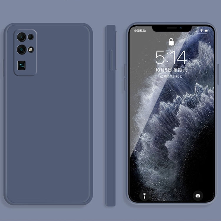 Custodia protettiva a copertura totale antigoccia in silicone liquido imitazione tinta unita, For Honor 20 Lite, For Honor 30