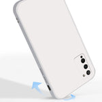 Custodia protettiva a copertura totale antigoccia in silicone liquido imitazione tinta unita, For Honor 30 Lite, For Honor 30 Pro