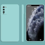 Custodia protettiva a copertura totale antigoccia in silicone liquido imitazione tinta unita, For Honor 30 Lite, For Honor 30 Pro