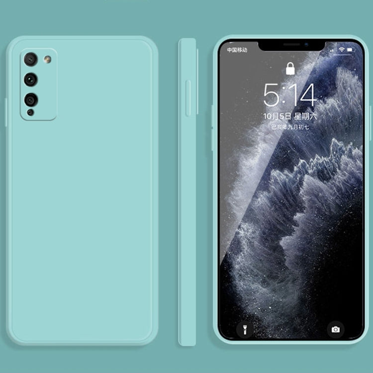 Custodia protettiva a copertura totale antigoccia in silicone liquido imitazione tinta unita, For Honor 30 Lite, For Honor 30 Pro