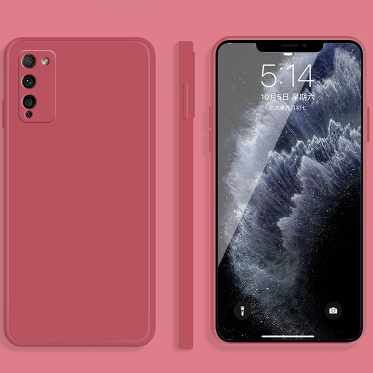 Custodia protettiva a copertura totale antigoccia in silicone liquido imitazione tinta unita, For Honor 30 Lite, For Honor 30 Pro