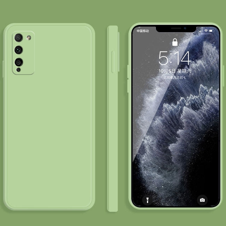 Custodia protettiva a copertura totale antigoccia in silicone liquido imitazione tinta unita, For Honor 30 Lite, For Honor 30 Pro
