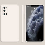 Custodia protettiva a copertura totale antigoccia in silicone liquido imitazione tinta unita, For Honor 30 Lite, For Honor 30 Pro