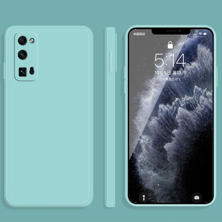 Custodia protettiva a copertura totale antigoccia in silicone liquido imitazione tinta unita, For Honor 30 Lite, For Honor 30 Pro