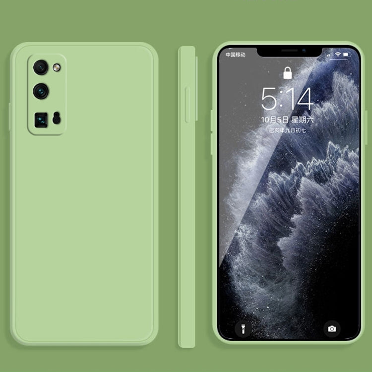Custodia protettiva a copertura totale antigoccia in silicone liquido imitazione tinta unita, For Honor 30 Lite, For Honor 30 Pro