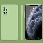 Custodia protettiva a copertura totale antigoccia in silicone liquido imitazione tinta unita, For Honor 30s, For Honor V30