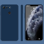 Custodia protettiva a copertura totale antigoccia in silicone liquido imitazione tinta unita, For Honor X10 5G, For Honor View 20