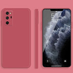 Custodia protettiva a copertura totale antigoccia in silicone liquido imitazione tinta unita, For Honor 30s, For Honor V30