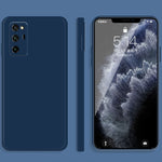 Custodia protettiva a copertura totale antigoccia in silicone liquido imitazione tinta unita, For Honor V30 Pro, For Honor V40 5G