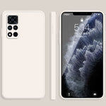 Custodia protettiva a copertura totale antigoccia in silicone liquido imitazione tinta unita, For Honor V30 Pro, For Honor V40 5G