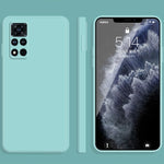 Custodia protettiva a copertura totale antigoccia in silicone liquido imitazione tinta unita, For Honor V30 Pro, For Honor V40 5G