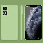Custodia protettiva a copertura totale antigoccia in silicone liquido imitazione tinta unita, For Honor V30 Pro, For Honor V40 5G