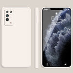 Custodia protettiva a copertura totale antigoccia in silicone liquido imitazione tinta unita, For Honor X10 5G, For Honor View 20