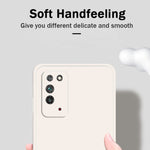 Custodia protettiva a copertura totale antigoccia in silicone liquido imitazione tinta unita, For Honor X10 5G, For Honor View 20