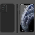 Custodia protettiva a copertura totale antigoccia in silicone liquido imitazione tinta unita, For Honor X10 5G, For Honor View 20