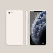 Custodia protettiva a copertura totale antigoccia in silicone liquido imitazione tinta unita, For iPhone 6s / 6, For iPhone 6s Plus / 6 Plus