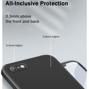 Custodia protettiva a copertura totale antigoccia in silicone liquido imitazione tinta unita, For iPhone 6s / 6, For iPhone 6s Plus / 6 Plus