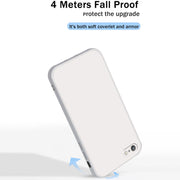 Custodia protettiva a copertura totale antigoccia in silicone liquido imitazione tinta unita, For iPhone 6s / 6, For iPhone 6s Plus / 6 Plus