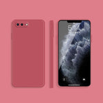 Custodia in silicone liquido per iPhone SE 2022/SE 2020/8/7