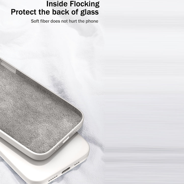 Custodia protettiva in silicone liquido per iPhone XR