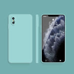 Custodia protettiva in silicone liquido per iPhone XR