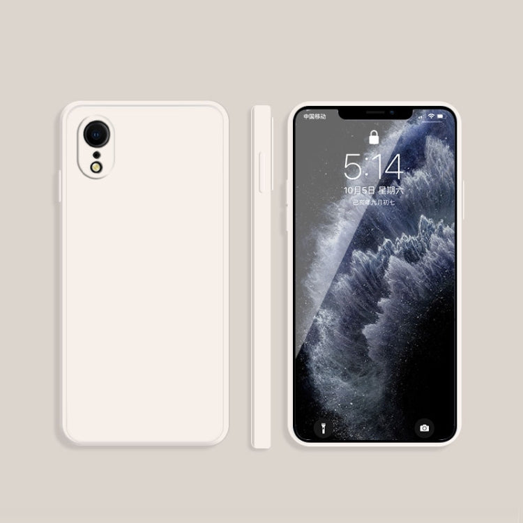 Custodia protettiva in silicone liquido per iPhone XR