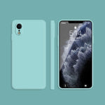 Custodia protettiva in silicone liquido per iPhone XR