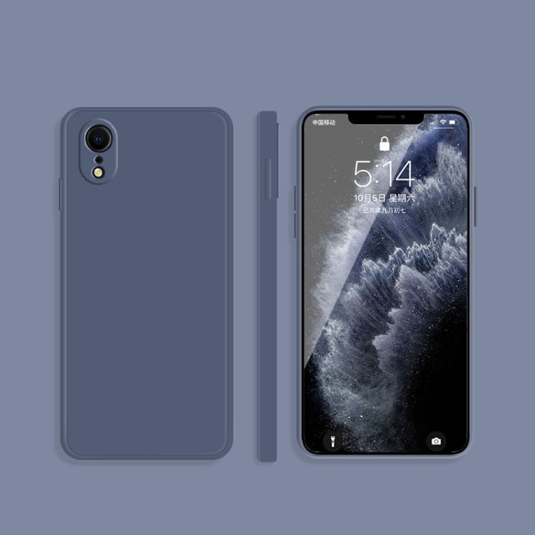 Custodia protettiva in silicone liquido per iPhone XR