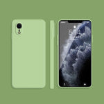 Custodia protettiva in silicone liquido per iPhone XR