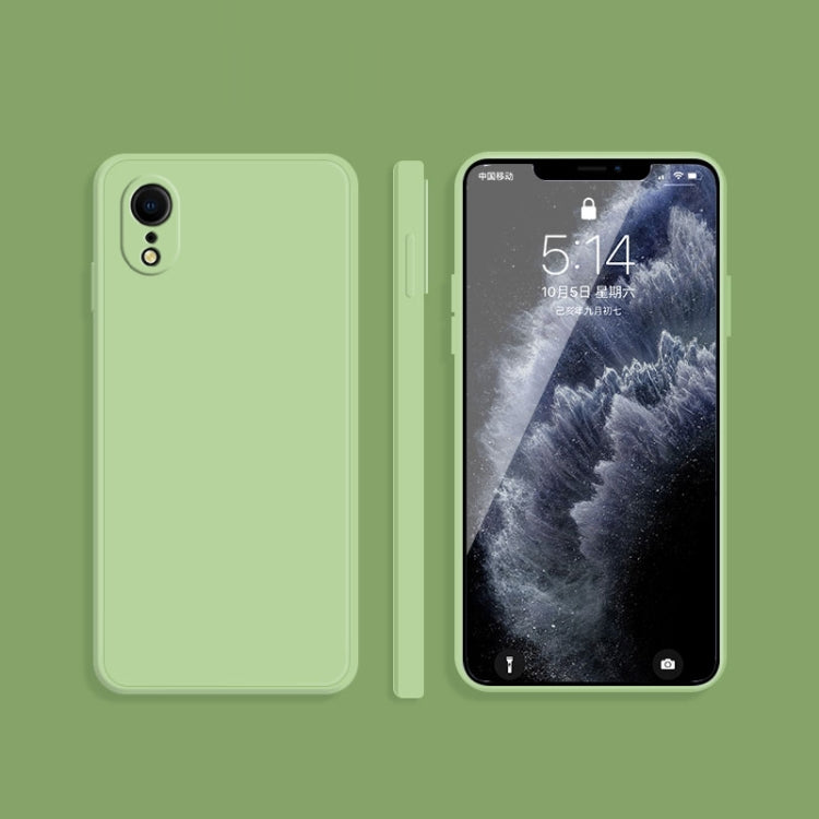 Custodia protettiva in silicone liquido per iPhone XR