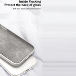 Custodia protettiva in silicone liquido per iPhone 11
