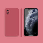 Custodia protettiva in silicone liquido per iPhone 11