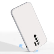 Custodia protettiva a copertura totale antigoccia in silicone liquido imitazione tinta unita, For Xiaomi Redmi 9, For Xiaomi Redmi 9A