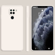 Custodia protettiva a copertura totale antigoccia in silicone liquido imitazione tinta unita, For Xiaomi Redmi 10X 4G, For Xiaomi Redmi K20 Pro